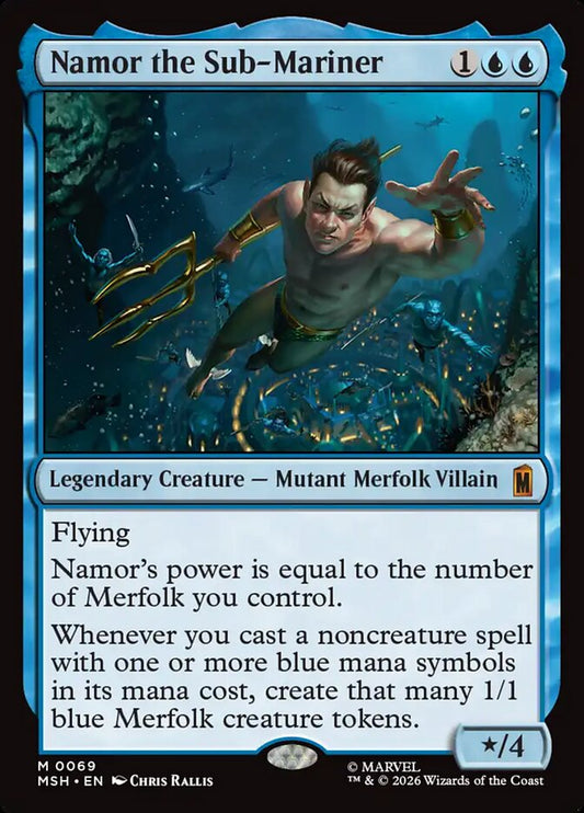 MTG Card Title: Namor the Sub-Mariner MSH/69