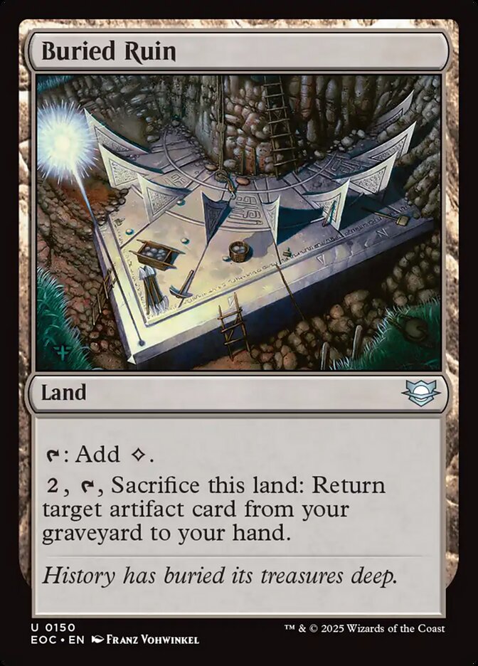 MTG Card Title: Buried Ruin EOC/150