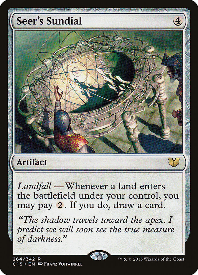 MTG Card Title: Seer's Sundial C15/264