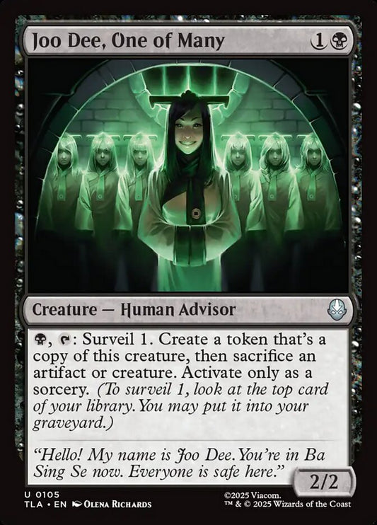 MTG Card Title: Joo Dee, One of Many TLA/105