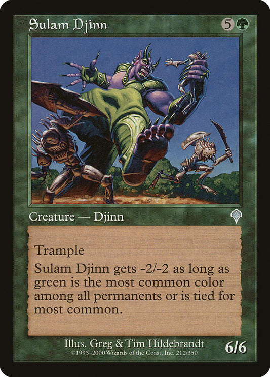 MTG Card Title: Sulam Djinn INV/212