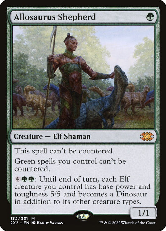 MTG Card Title: Allosaurus Shepherd 2X2/132