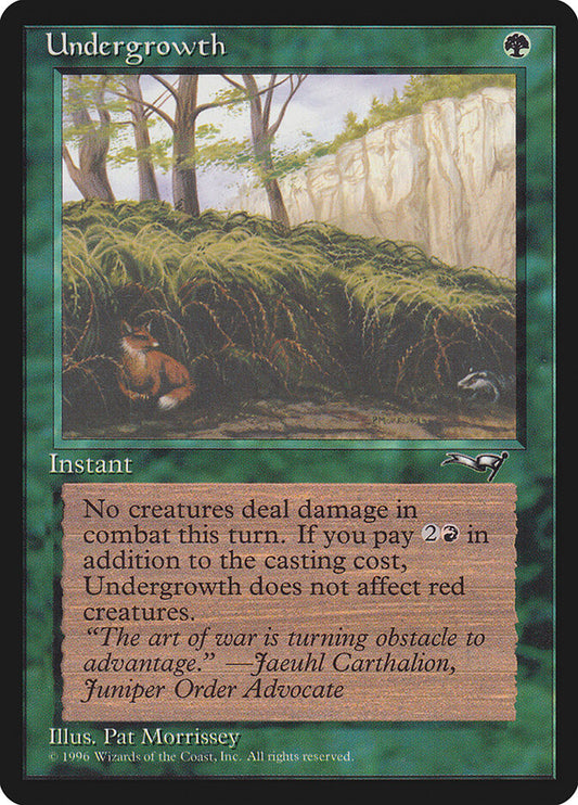 MTG Card Title: Undergrowth ALL/102b