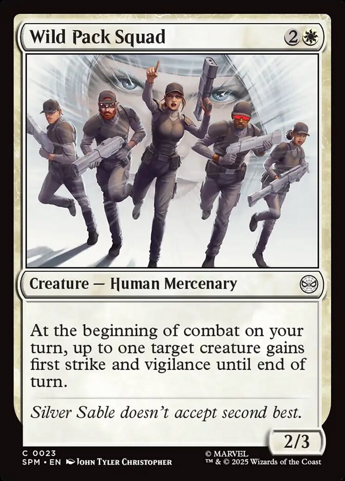 MTG Card Title: Wild Pack Squad SPM/23