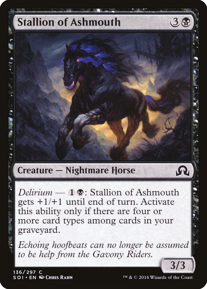 MTG Card Title: Stallion of Ashmouth SOI/136