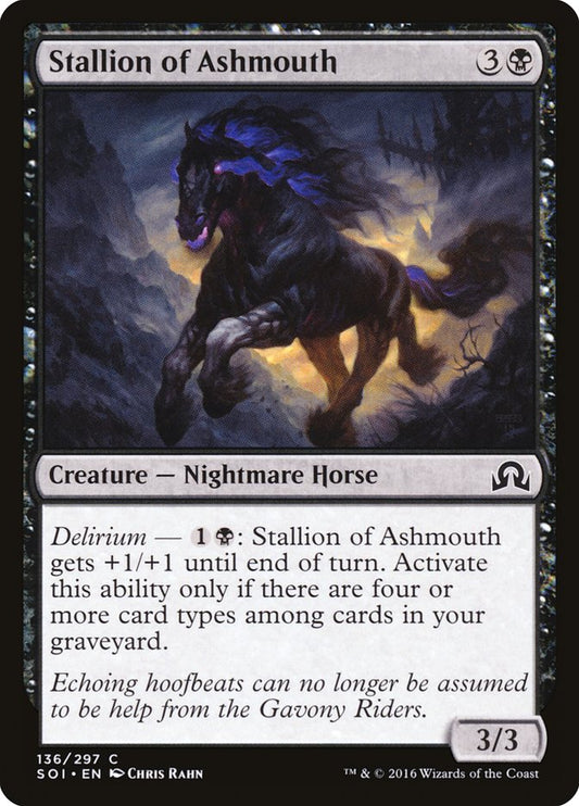 MTG Card Title: Stallion of Ashmouth SOI/136