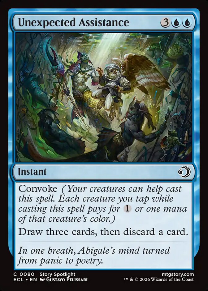 MTG Card Title: Unexpected Assistance ECL/80