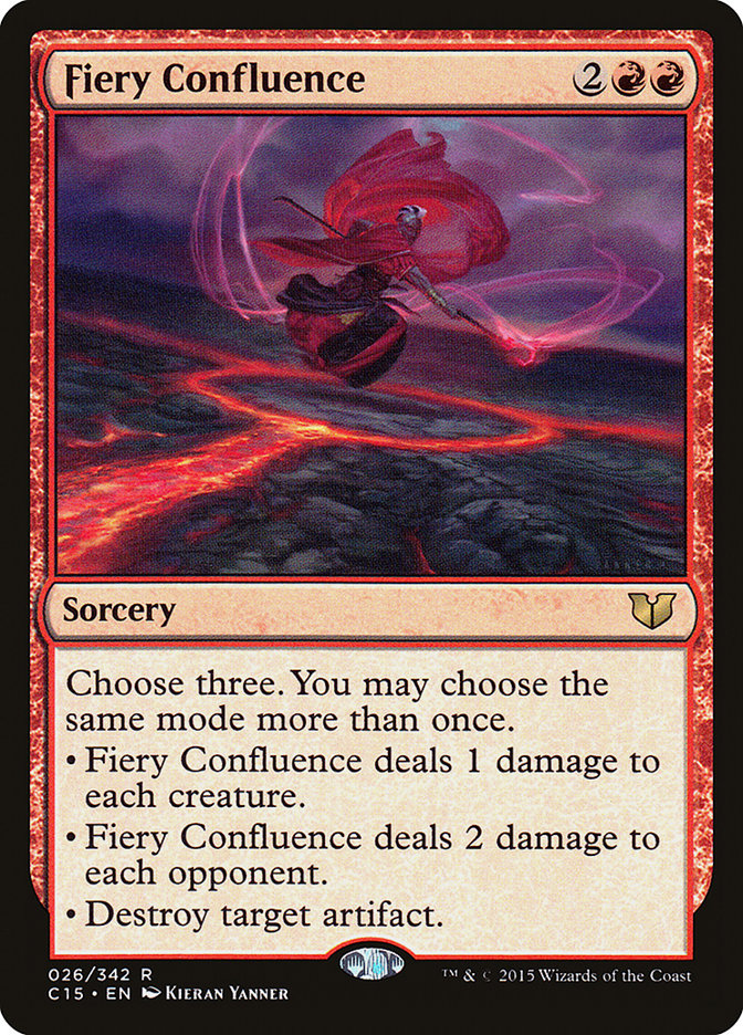 MTG Card Title: Fiery Confluence C15/26