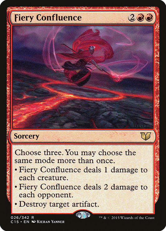 MTG Card Title: Fiery Confluence C15/26