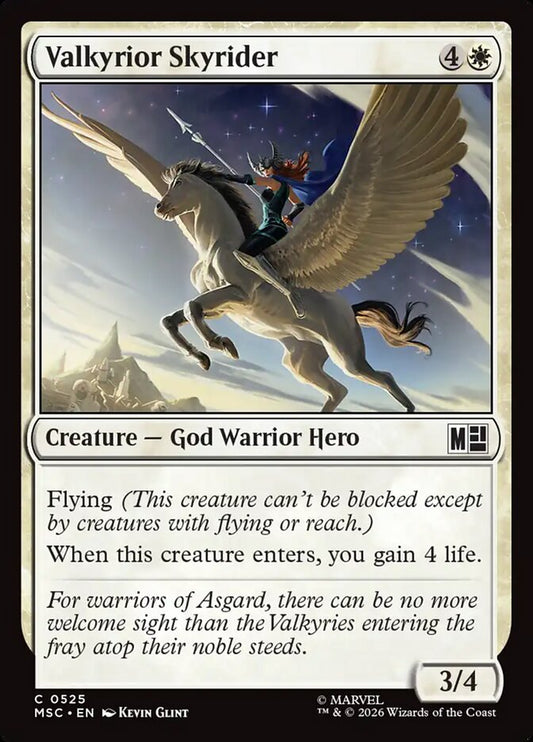 MTG Card Title: Valkyrior Skyrider MSC/525