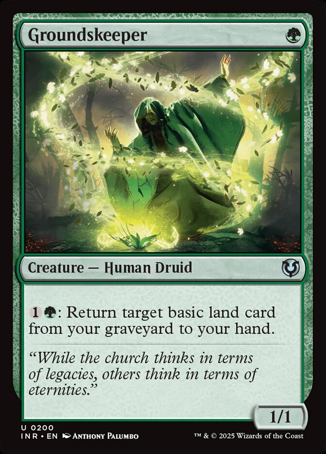 MTG Card Title: Groundskeeper INR/200