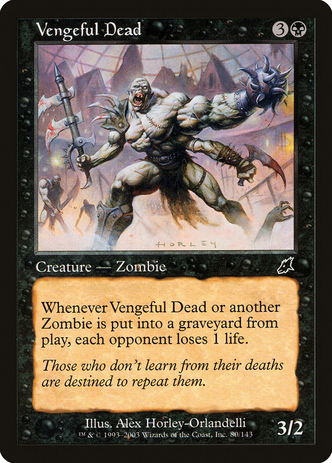 MTG Card Title: Vengeful Dead SCG/80