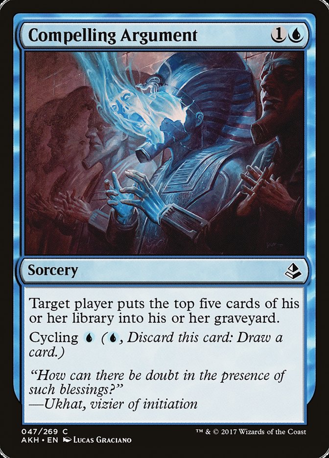 MTG Card Title: Compelling Argument AKH/47