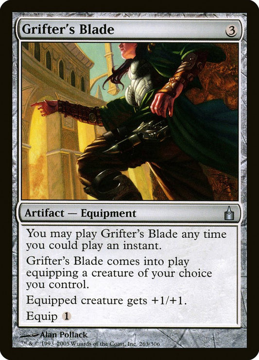 MTG Card Title: Grifter's Blade RAV/263