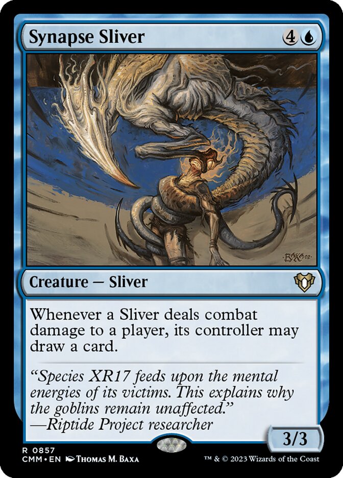 MTG Card Title: Synapse Sliver CMM/857