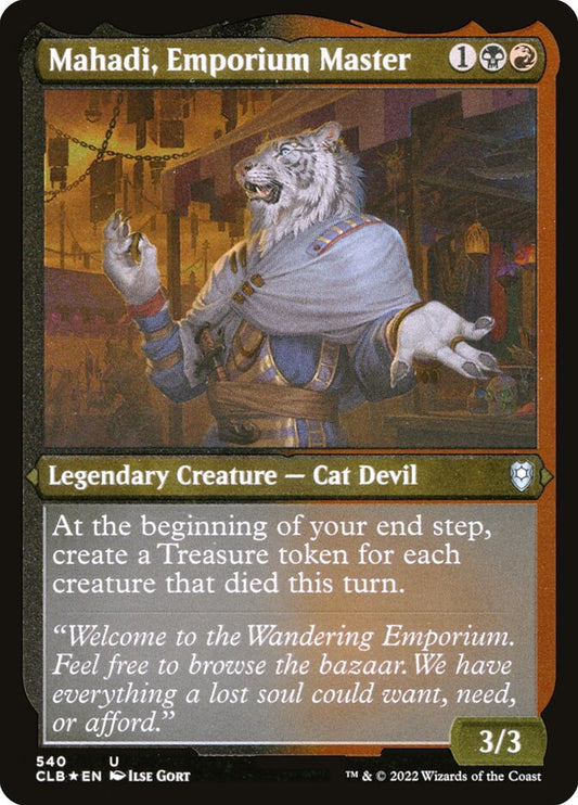MTG Card Title: Mahadi, Emporium Master CLB/540