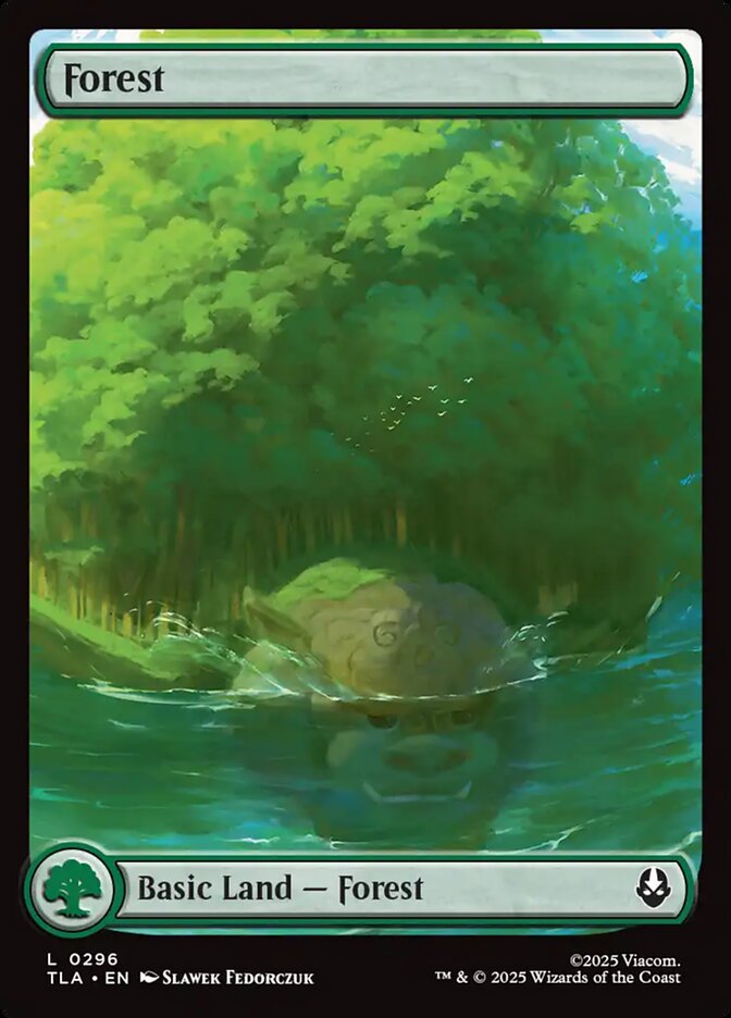 MTG Card Title: Forest TLA/296