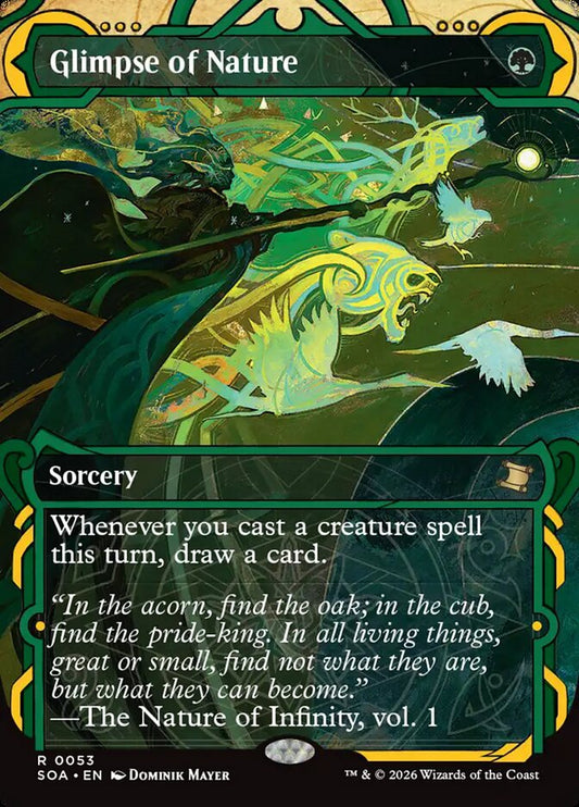 MTG Card Title: Glimpse of Nature SOA/53
