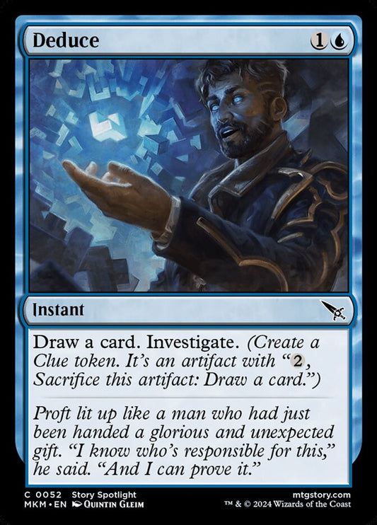 MTG Card Title: Deduce MKM/52