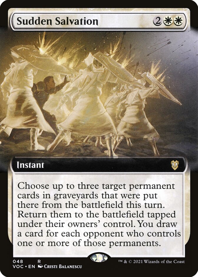 MTG Card Title: Sudden Salvation VOC/48