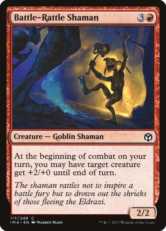 MTG Card Title: Battle-Rattle Shaman IMA/117