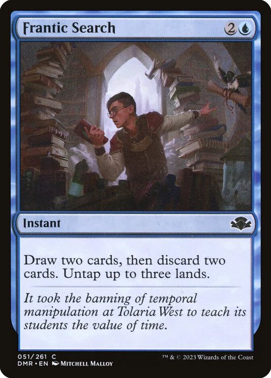 MTG Card Title: Frantic Search DMR/51
