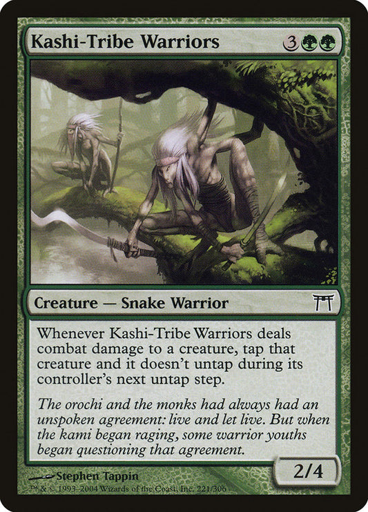 MTG Card Title: Kashi-Tribe Warriors CHK/221