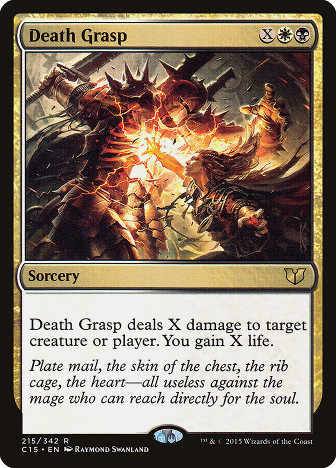 MTG Card Title: Death Grasp C15/215