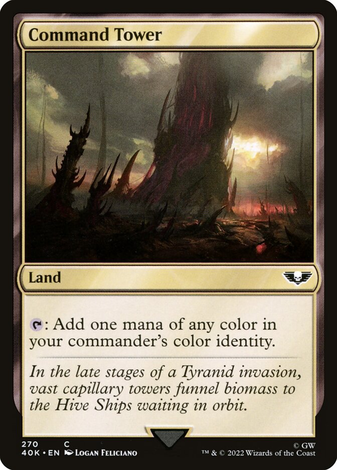 MTG Card Title: Command Tower 40K/270