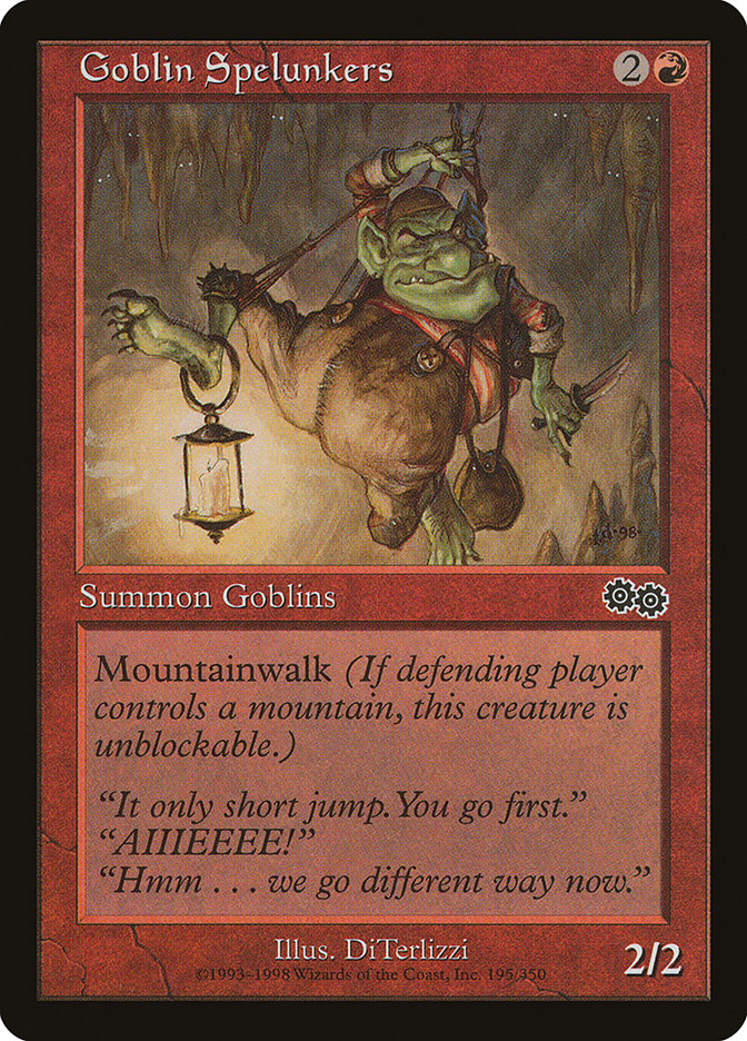 MTG Card Title: Goblin Spelunkers USG/195