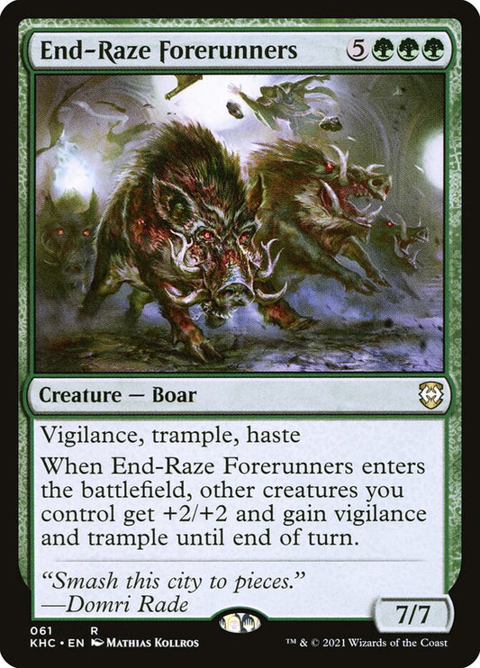 MTG Card Title: End-Raze Forerunners KHC/61