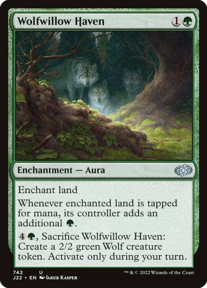MTG Card Title: Wolfwillow Haven J22/742