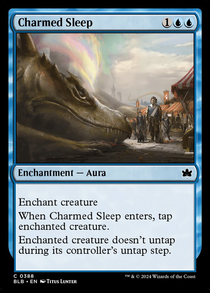 MTG Card Title: Charmed Sleep BLB/388