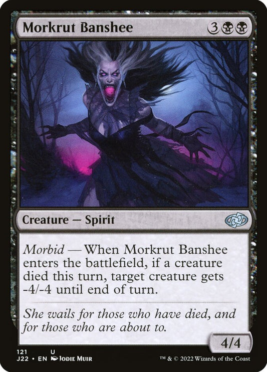 MTG Card Title: Morkrut Banshee J22/121