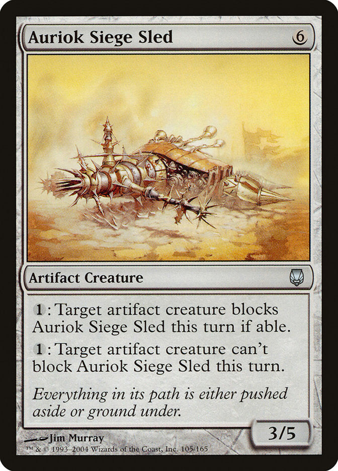 MTG Card Title: Auriok Siege Sled DST/105