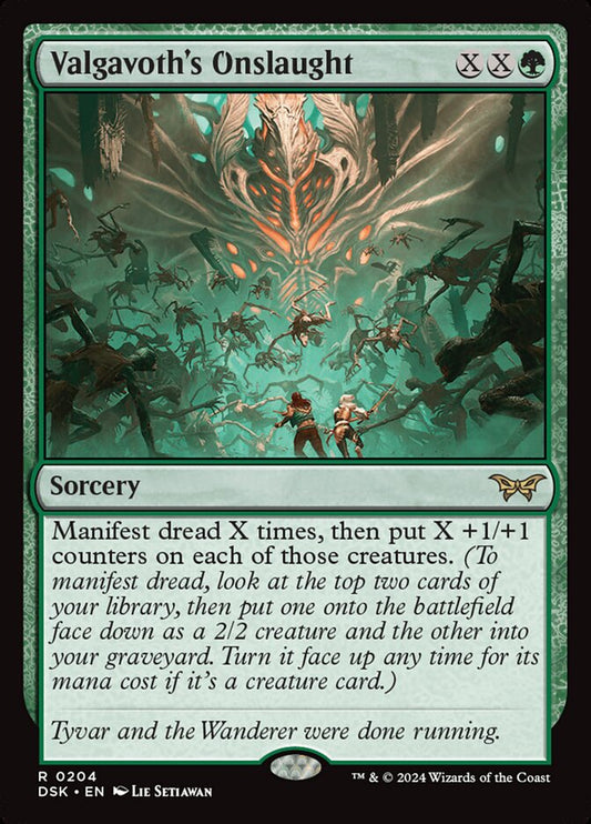 MTG Card Title: Valgavoth's Onslaught DSK/204
