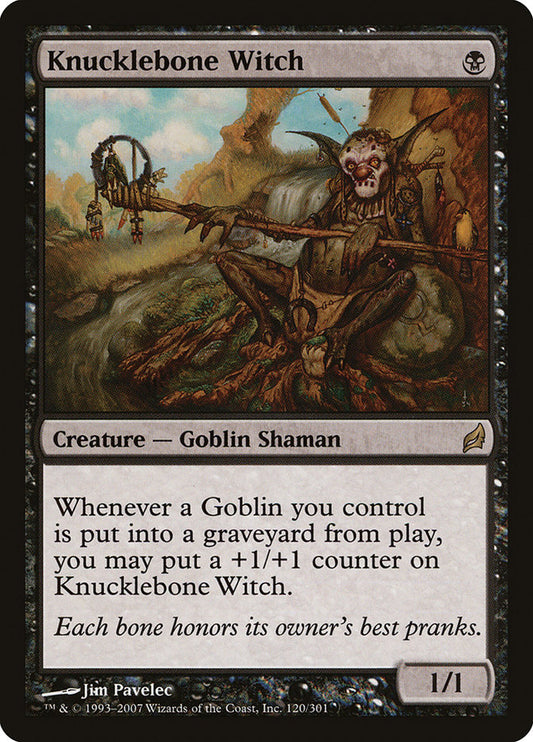 MTG Card Title: Knucklebone Witch LRW/120