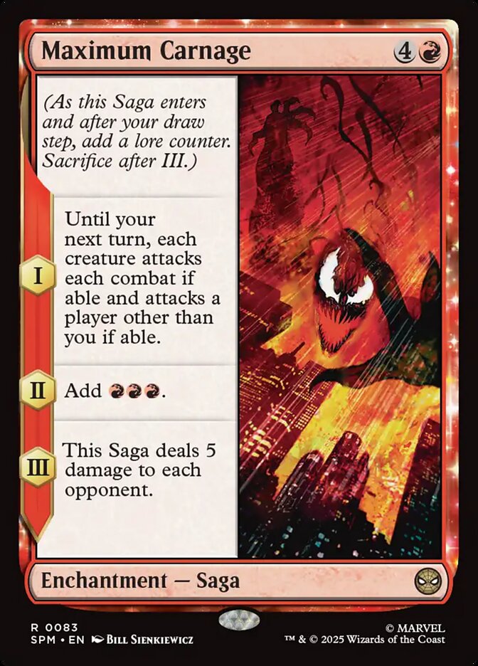 MTG Card Title: Maximum Carnage SPM/83