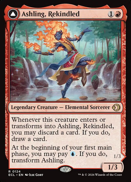 MTG Card Title: Ashling, Rekindled // Ashling, Rimebound ECL/124