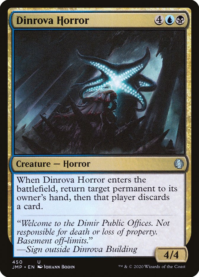 MTG Card Title: Dinrova Horror JMP/450