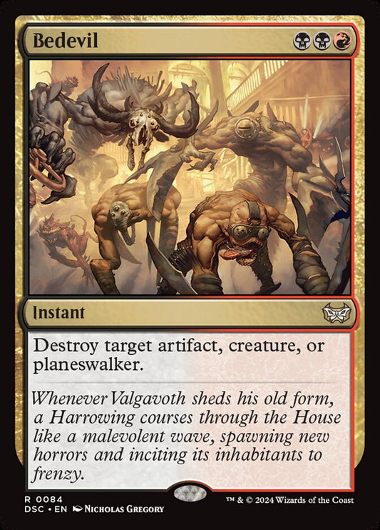 MTG Card Title: Bedevil DSC/84