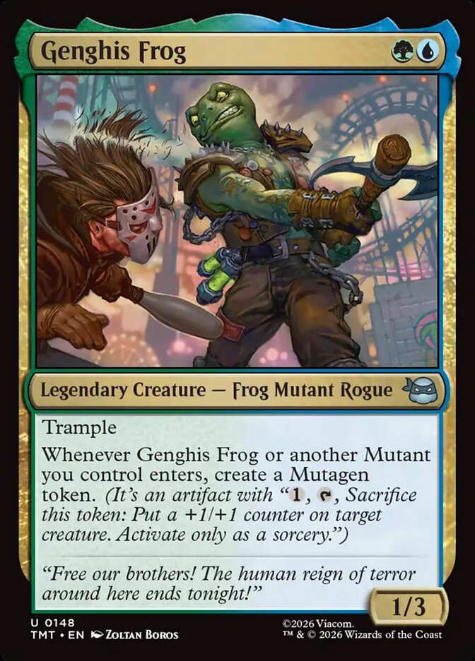 MTG Card Title: Genghis Frog TMT/148
