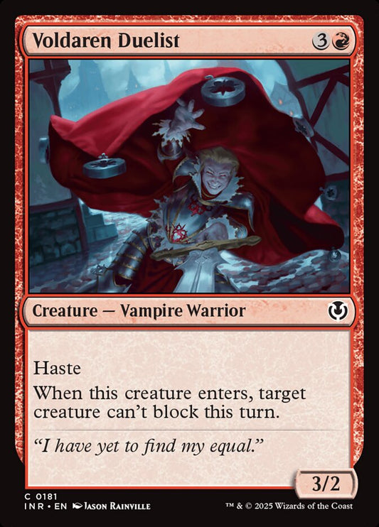 MTG Card Title: Voldaren Duelist INR/181