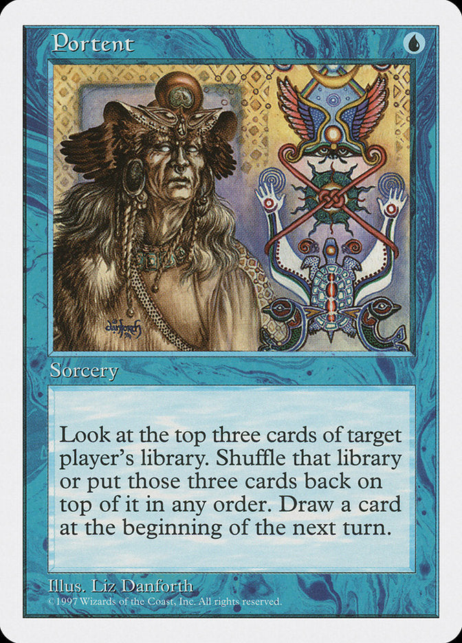 MTG Card Title: Portent 5ED/110