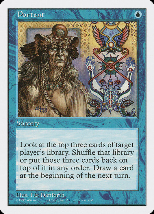 MTG Card Title: Portent 5ED/110