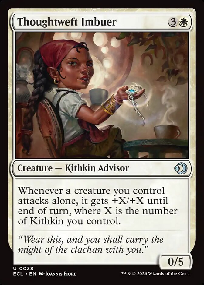 MTG Card Title: Thoughtweft Imbuer ECL/38