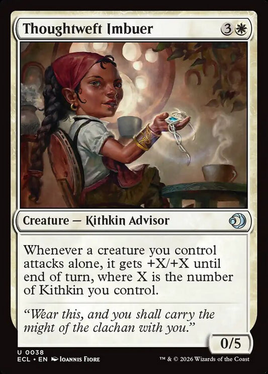 MTG Card Title: Thoughtweft Imbuer ECL/38