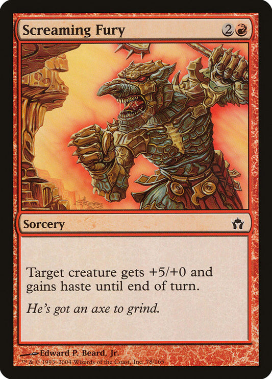 MTG Card Title: Screaming Fury 5DN/78