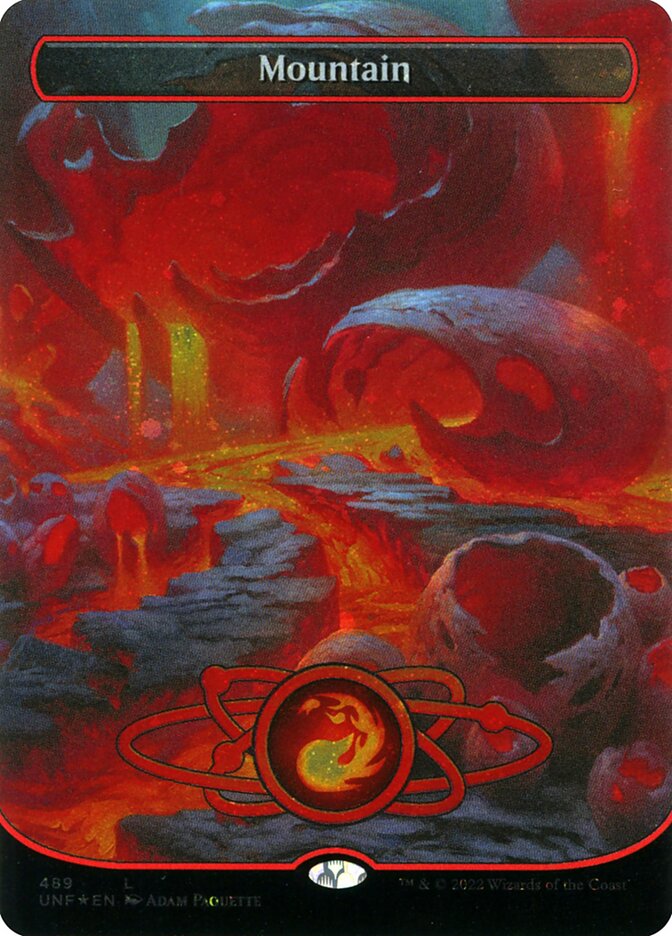 MTG Card Title: Mountain UNF/489