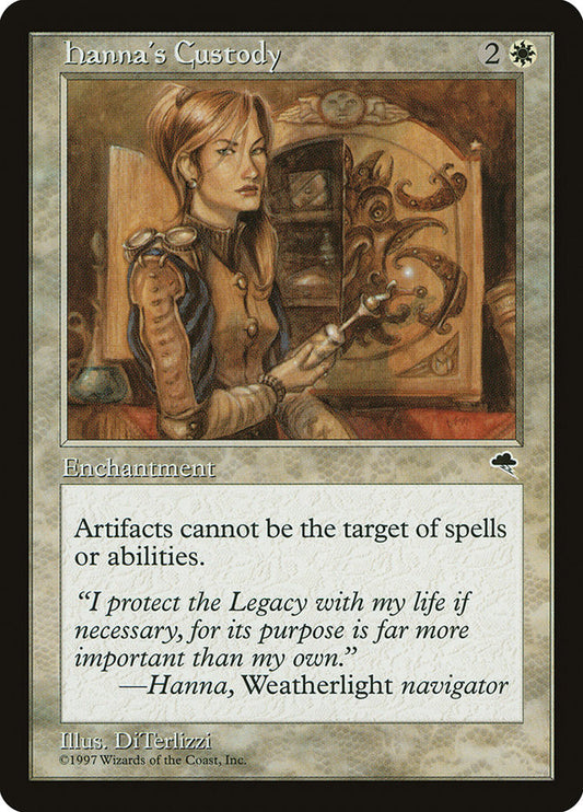 MTG Card Title: Hanna's Custody TMP/22